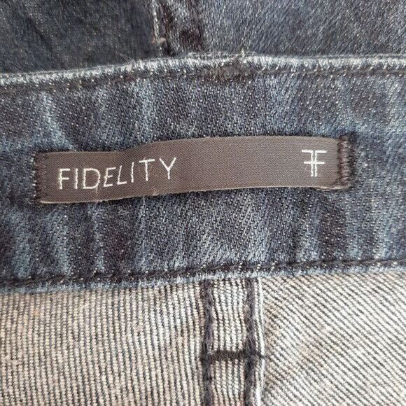 FIDELITY | Octavia Mid Rise Trousers Flare Leg Jeans Jett Rinse Sz 29 - Picture 8 of 12